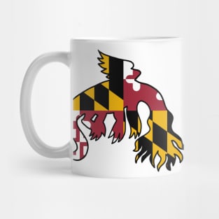 Snallygaster MD Flag Print Mug